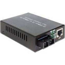 DeLock Fibermedieomformer Ethernet Fast Ethernet > I externt lager, forväntat leveransdatum hos dig 25-11-2022